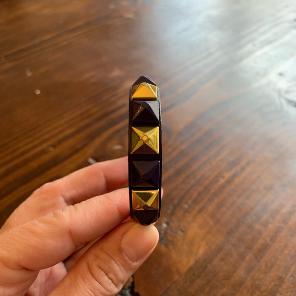 2 Linea Pelle leather studded bracelets - Picture 4 of 5